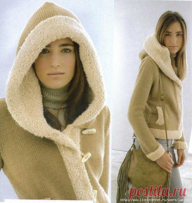 Вяжем дублёнку!