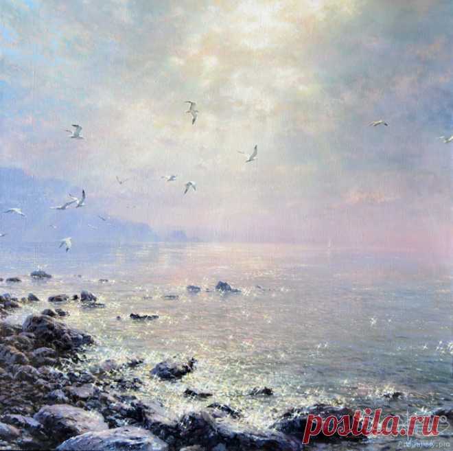 Arts Gallery - Художники - Сарычев Александр - Живопись - Солнечный бриз - картинная галерея, продажа картин, российские художники, картины, купить картину, купить картины оптом. Изобразительное искусство, живопись, графика, рисунки, скульптура. Пейзажи, портреты, натюрморты, жанровые сцены, ню.