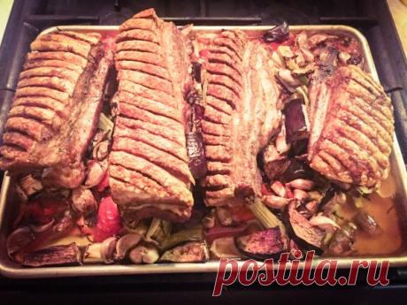 Идеальная запеченная свинина - рецепт невероятно прост, а результат просто потрясающе вкусный!