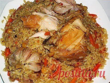шеф-повар Одноклассники: Узбекский плов с курицей.
