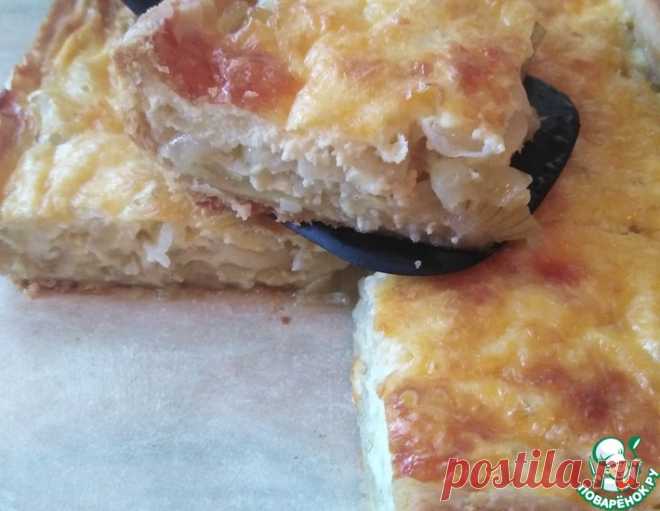 Французский луковый пирог – кулинарный рецепт