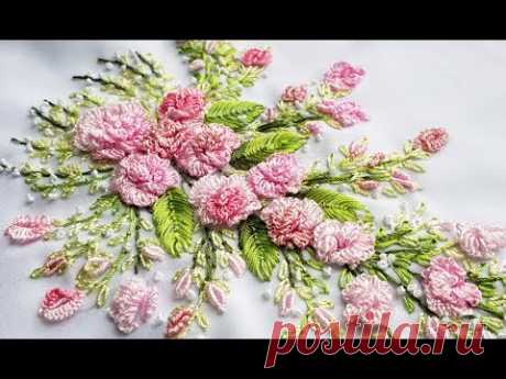 БРАЗИЛЬСКАЯ ВЫШИВКА: РОЗЫ 3 Д | BRAZILIAN EMBROIDERY:ROSE 3 D