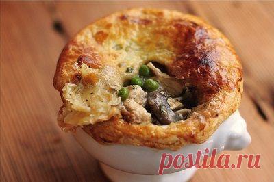Куриный пирог в горшочке / Блюда из курицы / TVCook: пошаговые рецепты c фото