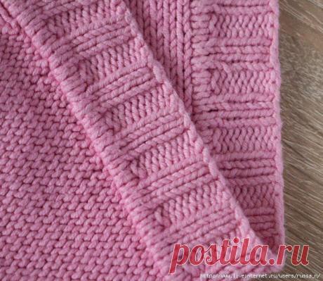 Представляем Вашему вниманию небольшой урок по теме "Как связать красивую планку с двойным краем?". На фотографиях детально показан процесс вязания планки. С помощью таких приёмов вязаные изделия будут еще аккуратнее и красивее.