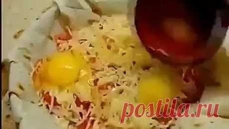 Закусочный пирог из лаваша