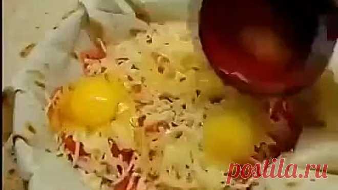 Закусочный пирог из лаваша