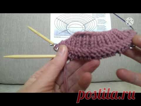 Вяжем горловину 