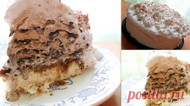 Мильфей «Семифредо с кофе и шоколадом» от Луки Монтерсино (Millefoglie Croccante Semifreddo al Caffè e Mascarpone) пользователя Виктория
