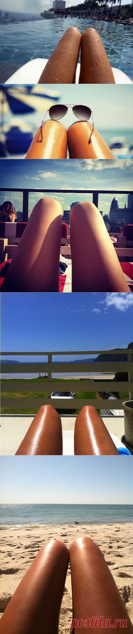 Вы наверняка видели их раньше. Загорелые женские ноги выглядывают из Instagram на фоне бассейна или пляжа. Поза, которая скромно дает понять, что вы отлично проводите лето. Но вы когда-нибудь замечали, что эти ноги напоминают...сосиски?