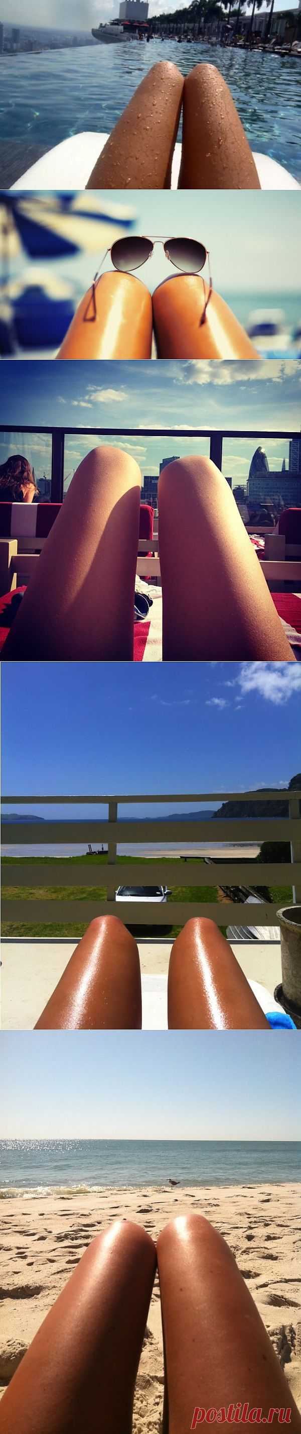 Вы наверняка видели их раньше. Загорелые женские ноги выглядывают из Instagram на фоне бассейна или пляжа. Поза, которая скромно дает понять, что вы отлично проводите лето. Но вы когда-нибудь замечали, что эти ноги напоминают...сосиски?