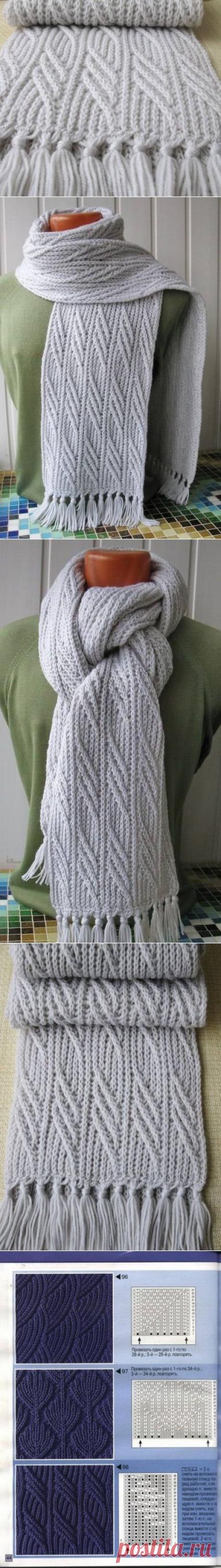 Шарф &quot;Иней в ноябре&quot; &amp;raquo; В сети – себя просвети!