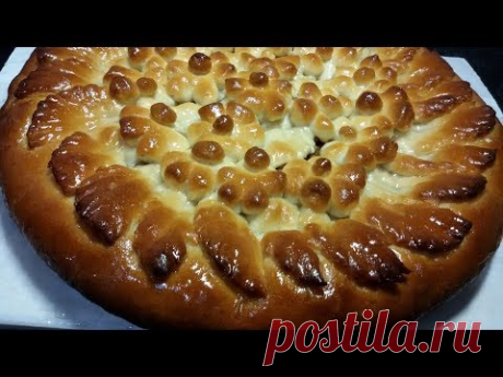 Постный пирог с яблочной начинкой. Очень вкусный!