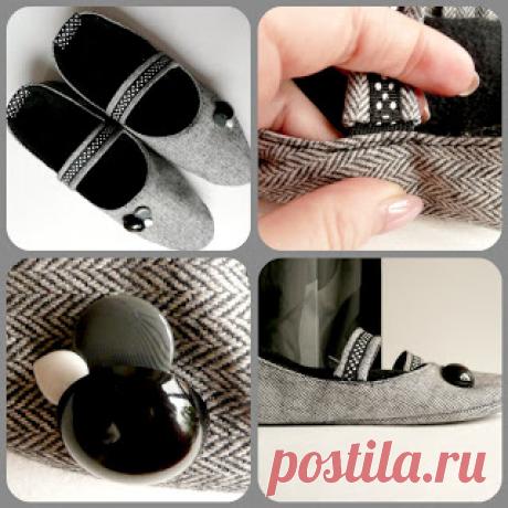 Из провинции с любовью: Мастер-класс. Домашние тапочки. Новогодние и не очень.