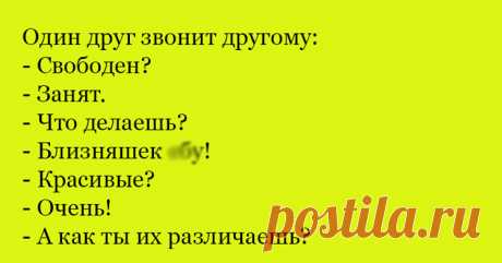 Анекдот про близняшек