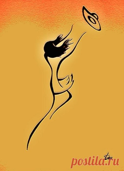 Картины художницы, которая рисует любовь простыми линиями