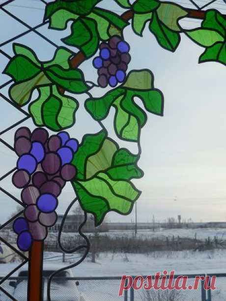 Взгляните на новые витражи моей ученицы | Блог художника-витражиста Ирины Киселёвой