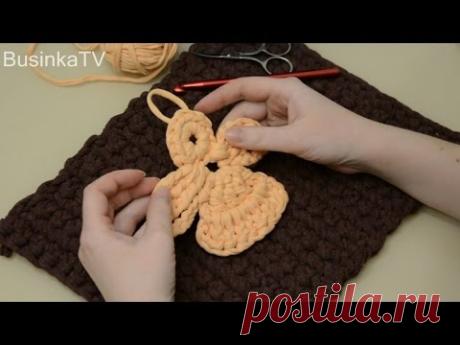 Ангел из трикотажной пряжи (мастер-класс)