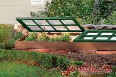 Теплица из оконных рам