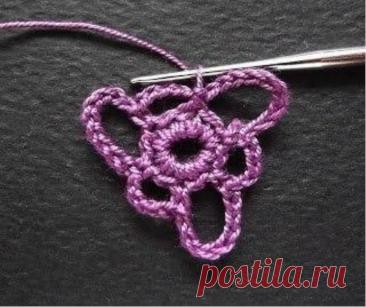 Crochet Bulk Flower Free Pattern