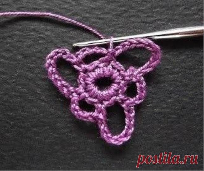 Crochet Bulk Flower Free Pattern