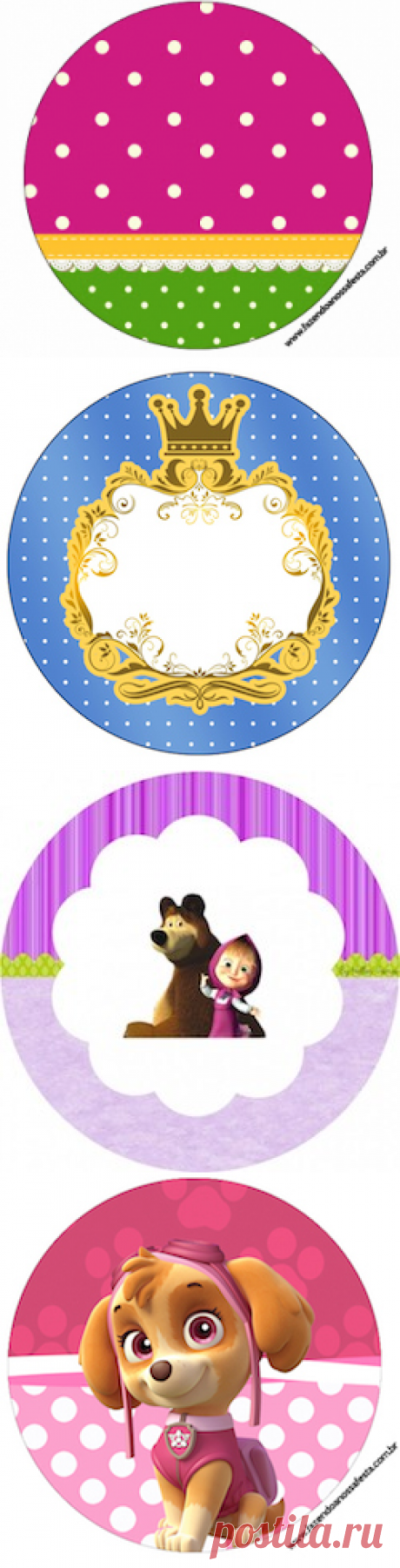 Kit personalizado grátis para sua festa, confira!