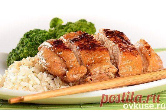 Курочка на японский манер с соевым соусом и медом - Простые рецепты Овкусе.ру