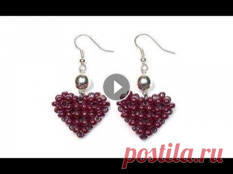 Tutorial: Beaded ❤ HEART ❤ Earrings / Как сделать серьги из бисера СЕРДЕЧКИ ❤ ❤ ❤ Спасибо за подписку!!! =* ❤ ❤ ❤ Схема pattern mini heart: Схема pattern max heart: Группа вКонтакте: Мой блог: Music From:...