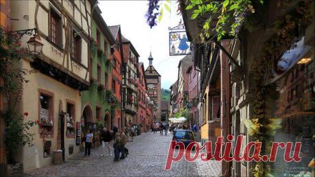 Риквир.Небольшое село в Элзасе.