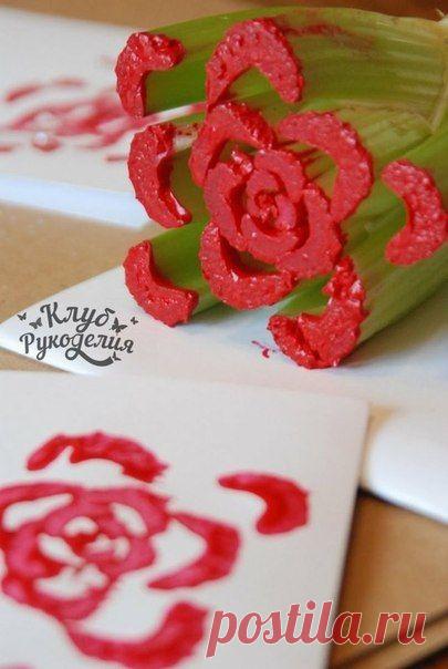 Штампы из овощ / Рукоделие