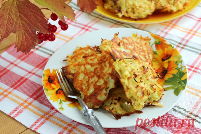 Драники в духовке | Русская кухня