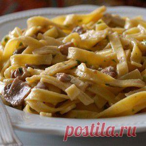 Тальятелле с песто из трав с грибами рецепт – вегетарианская еда: паста и пицца