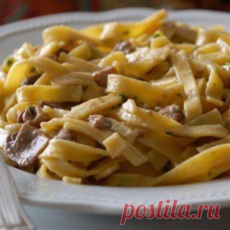 Тальятелле с песто из трав с грибами рецепт – вегетарианская еда: паста и пицца
