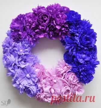 Прекрасный цветочный венок — Сделай сам, идеи для творчества - DIY Ideas