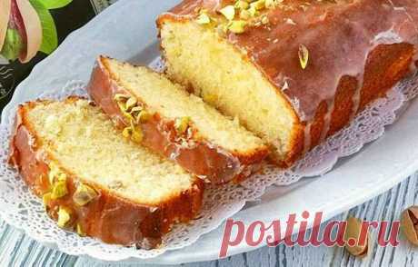 Лимонный кекс с орехами — ДОМАШНИЕ