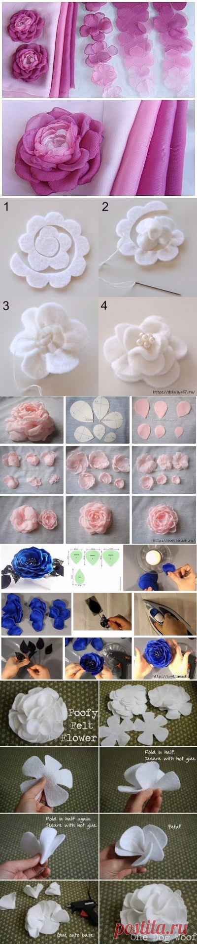 Красивые цветы своими руками — Сделай сам, идеи для творчества - DIY Ideas