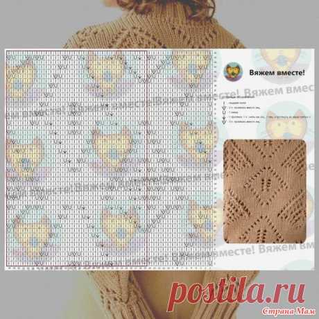 Джемпер в цвете капучино - Вязание - Страна Мам