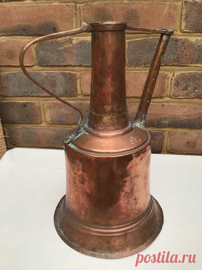 Rare Large 18th/19th Century Antique Copper Kettle With Symbol - Etsy