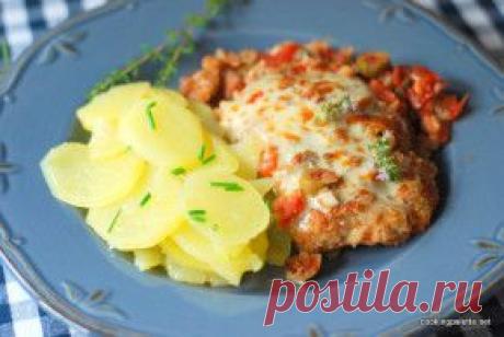 Картофель &quot;Ленивый Эскалоп&quot; на плите - Нина Фомина, Cooking Palette » Cooking Palette