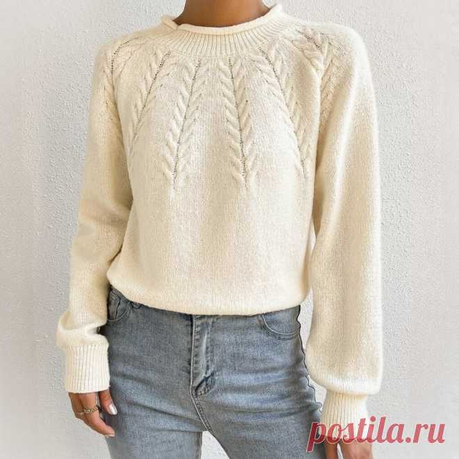 Круглые кокетки: 5 несложных вариантов для вязания спицами | Вяжем вместе! | Дзен