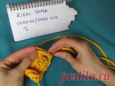 Kizhi Stitch - Nalbinding, Neulakinnas - YouTube