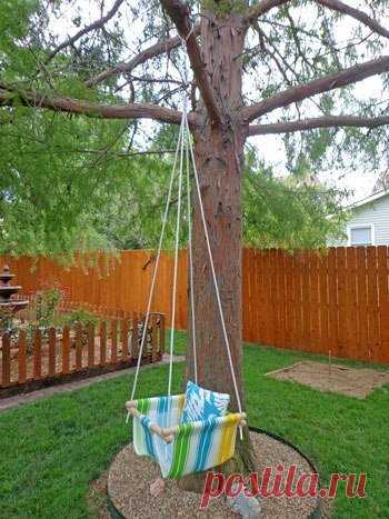 качелька для ребенка — Сделай сам, идеи для творчества - DIY Ideas