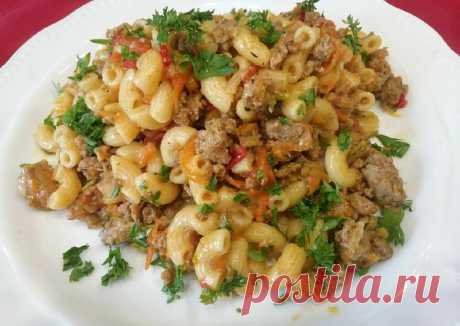 Сухие макароны сразу жарю, не отвариваю. Очень вкусно и быстро - пошаговый рецепт с фото. Автор рецепта Valeriy Rozin . - Cookpad