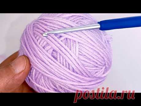 Только на моем канале! Уникальный стежок для вязания крючком, который вы никогда раньше не видели