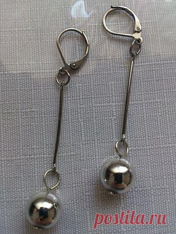 Серьги из бусин