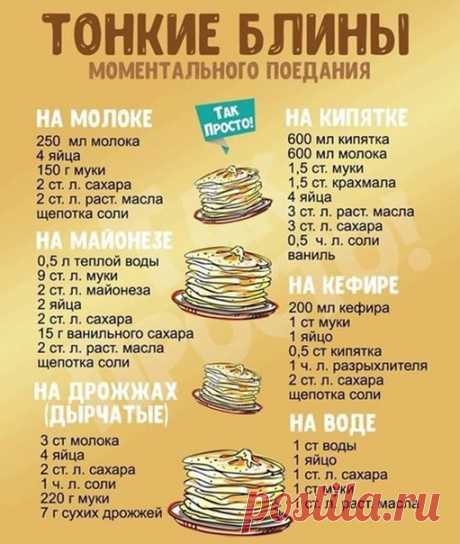 Очень вкусная подборка рецептов блинчиков!
Сохраняйте себе!

Автор: Так просто.