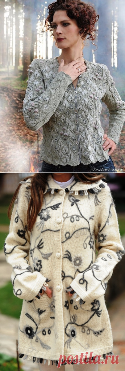 Большая коллекция идей вышивки по трикотажу | Сам себе волшебник
