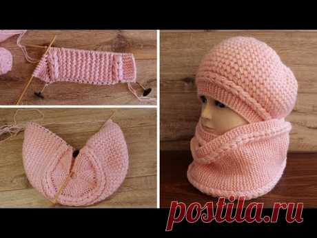 Берет «Маршмелоу» выполнен клиньями | Beret Wedge knitting pattern