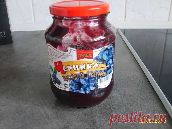 Джемы: Махеев против Original 

Обнаружила в магазинах новый продукт фирмы Original Черника протертая с сахаром:
