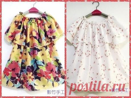 Детская туника-платье.
выкройка