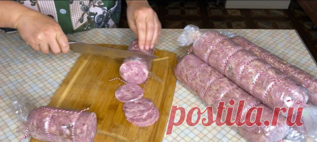 КОЛБАСА В ПАКЕТЕ ДЛЯ ВСЕХ ИЗ ЛЮБОГО МЯСА: ПРОЩЕ НЕ БЫВАЕТ!